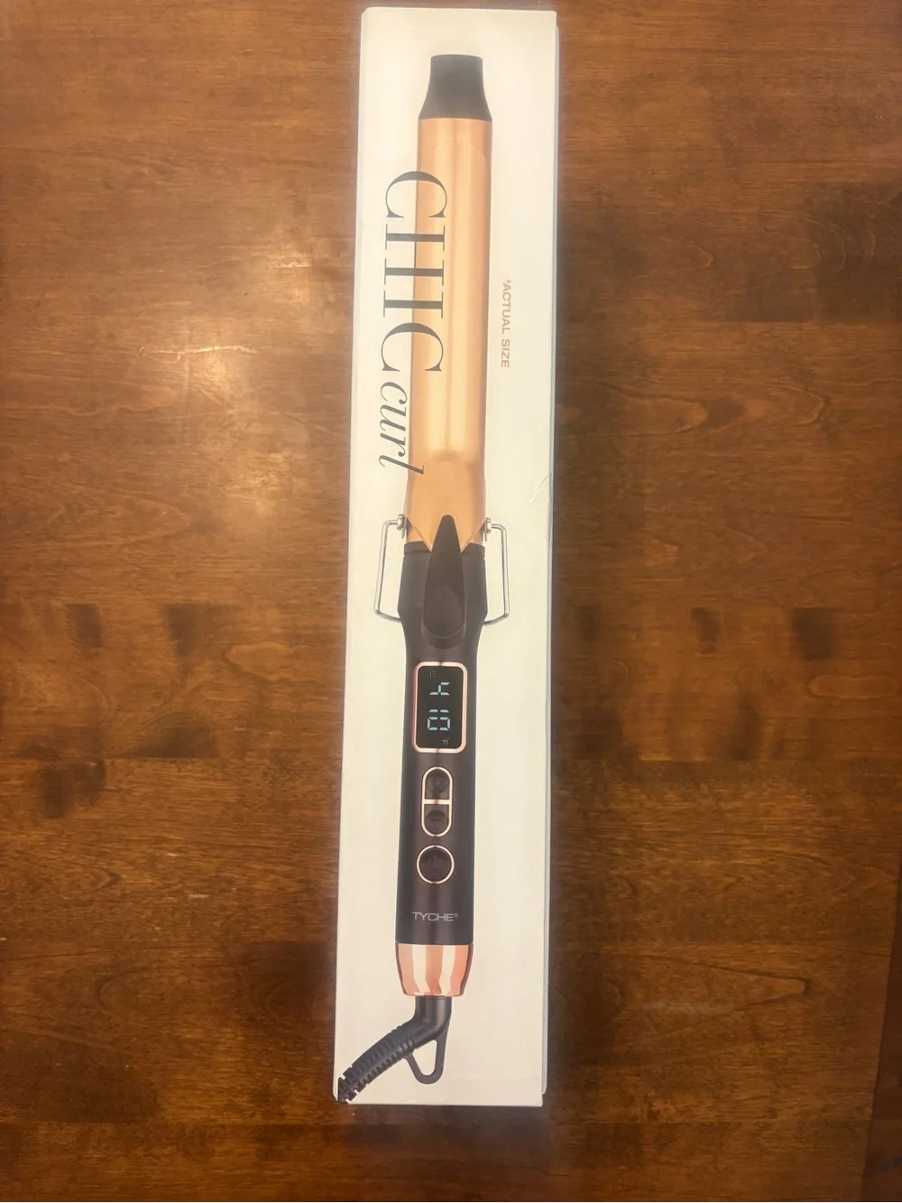 New in box extra long 1 1/4 inch curling iron